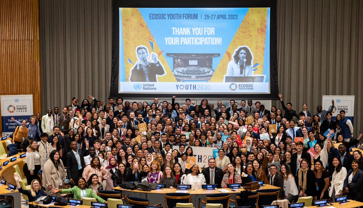 I am honored to be part of the ECOSOC Youth Forum. @UNYouthEnvoy @UNECOSOC @UN #ecosocyouthforum 

I urge all young global leaders and even private sector leaders to embrace sustainability and make it a core part of our work. #sdgs #globalgoals