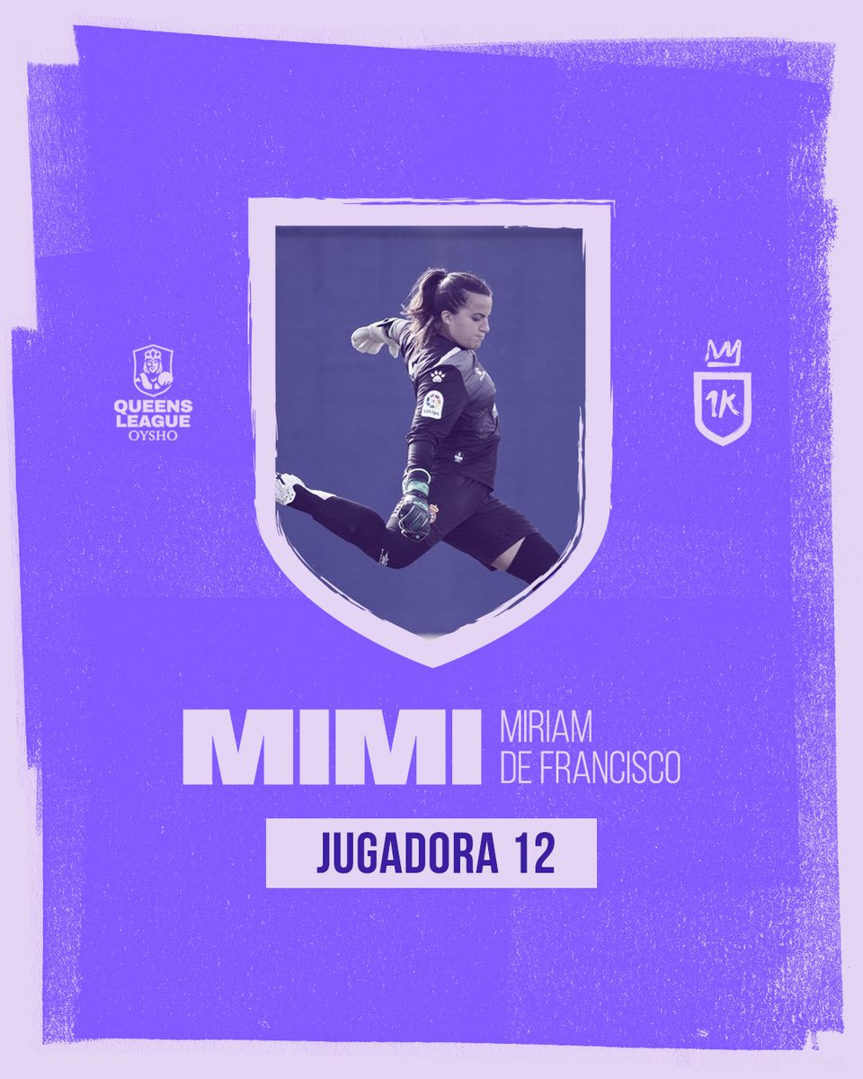 1kfutbolclub's tweet photo. ¡Mimi será la jugadora número 12 de 1K!

Portera ágil, especialmente en el 1x1 y con buen juego de pies. Experiencia en primera división y toda una líder en el campo. 

Nos ha confesado que le encanta el dado de la @QueensLeague 😏

Bienvenida, @mimidf1 🧤 https://t.co/Ni8UiPrQrN