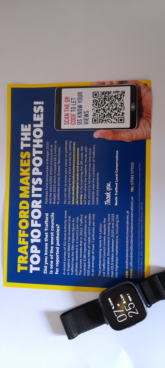 Started at 10am this morning; just short of 28000 steps done. Delivering #BankHolidayMonday in #Flixton. #Elections2023