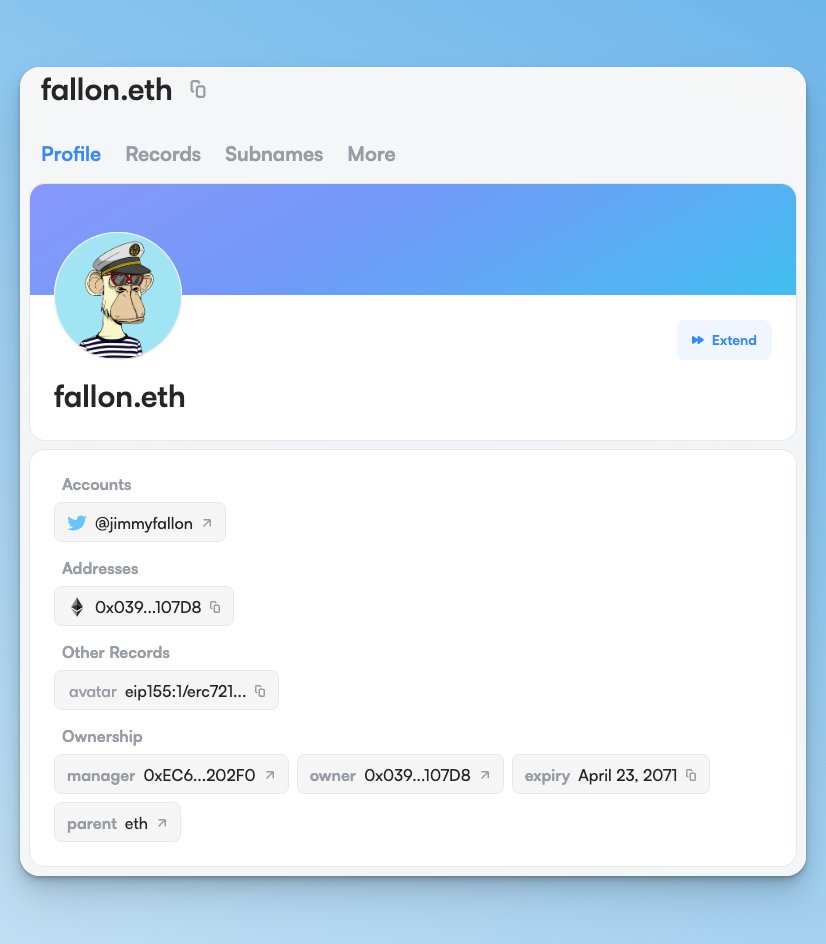 setrecords_eth's tweet photo. Not messing about with that 2071 expiry date. 
Though the real question is will @jimmyfallon gift #ENS subs to his family? https://t.co/eMmbPbtxil