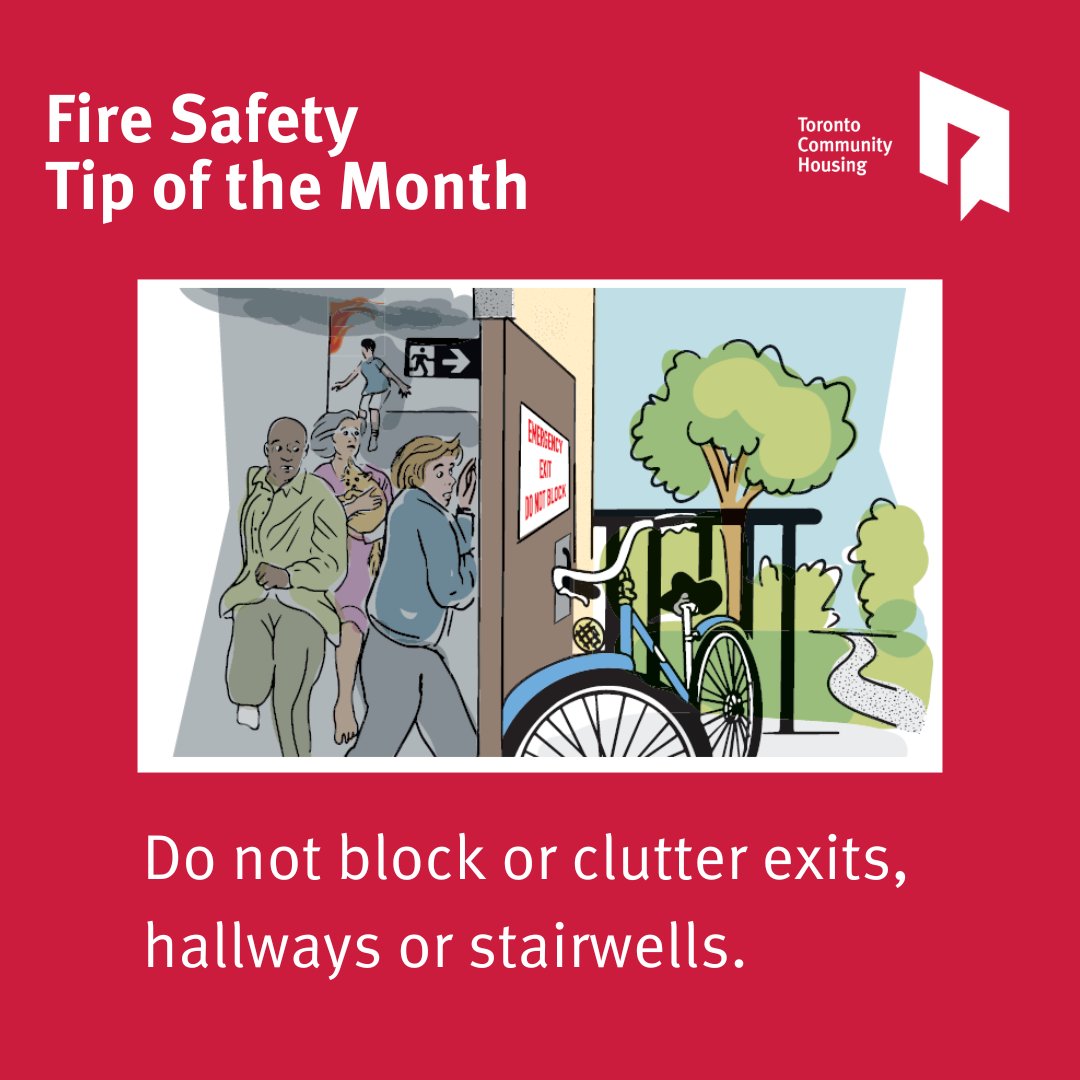 Toronto Community Housing on Twitter "Fire safety tip of the month