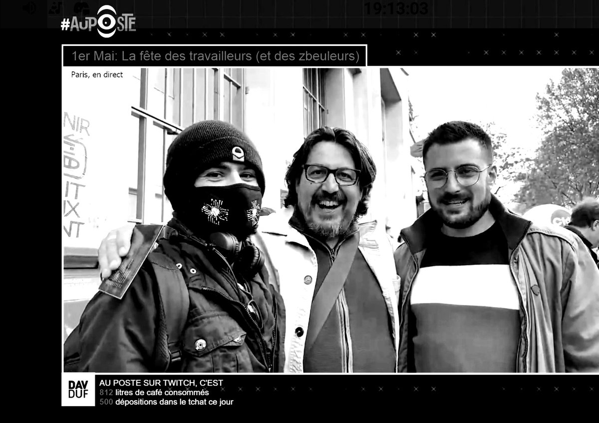 ScorchMusic's tweet photo. Il fallait bien se rencontrer une première fois ...
Et abonnez vous @AuPoste1
@davduf #SadRunner coucou @Euryalisation #1erMai #manifestationparis https://t.co/DaeaiuA4T2