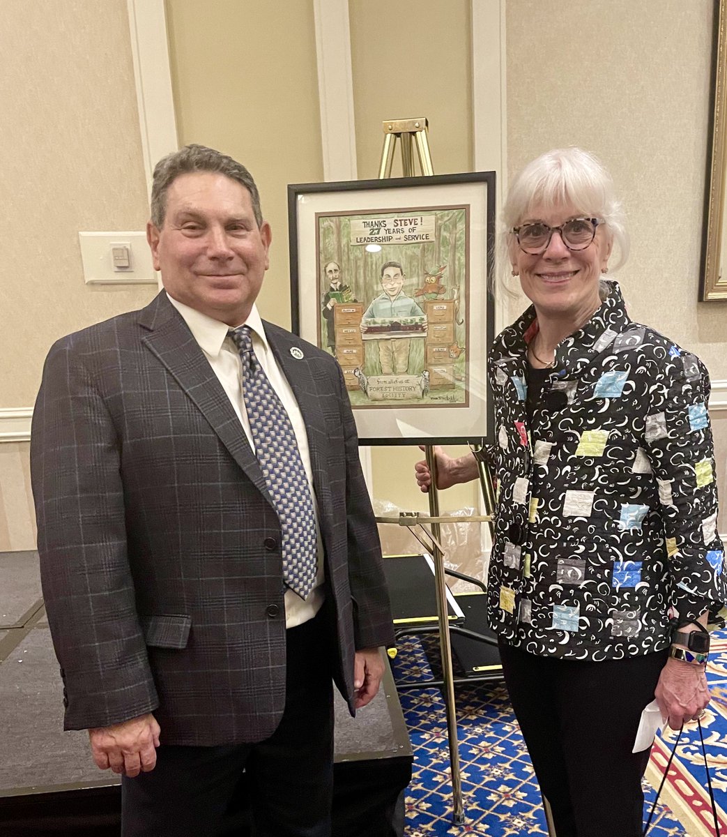 Allison Haltom, longtime Senior Associate who is now Of Counsel to the firm, represented m+r at the retirement celebration for Steve Anderson, President of the Forest History Society. We're proud of our work with them from 2012-2019 to help build the beautiful Library in Durham.