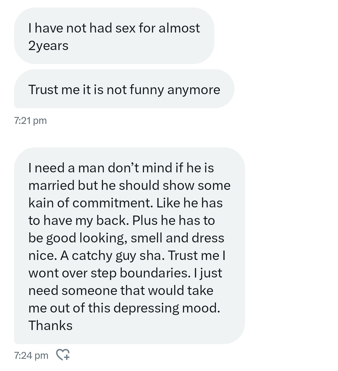 Sir Dickson On Twitter She Is Lonely And Have Not Had Sex In 2 Years sir-dickson-on-twitter-she-is-lonely-and-have-not-had-sex-in-2-years