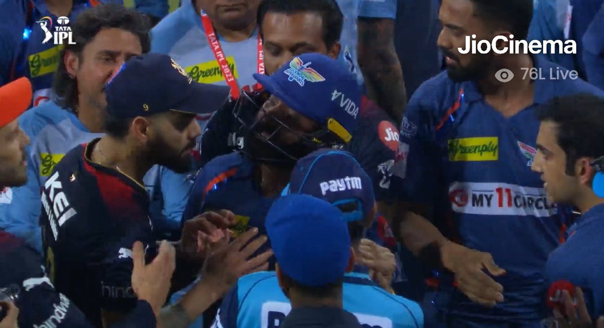 Gaurempire1's tweet photo. "Before playing for franchise cricket remember one thing that is we are INDIAN first "
                                     ~Virat Kohli 
#RCBVSLSG https://t.co/AfLbayraAF