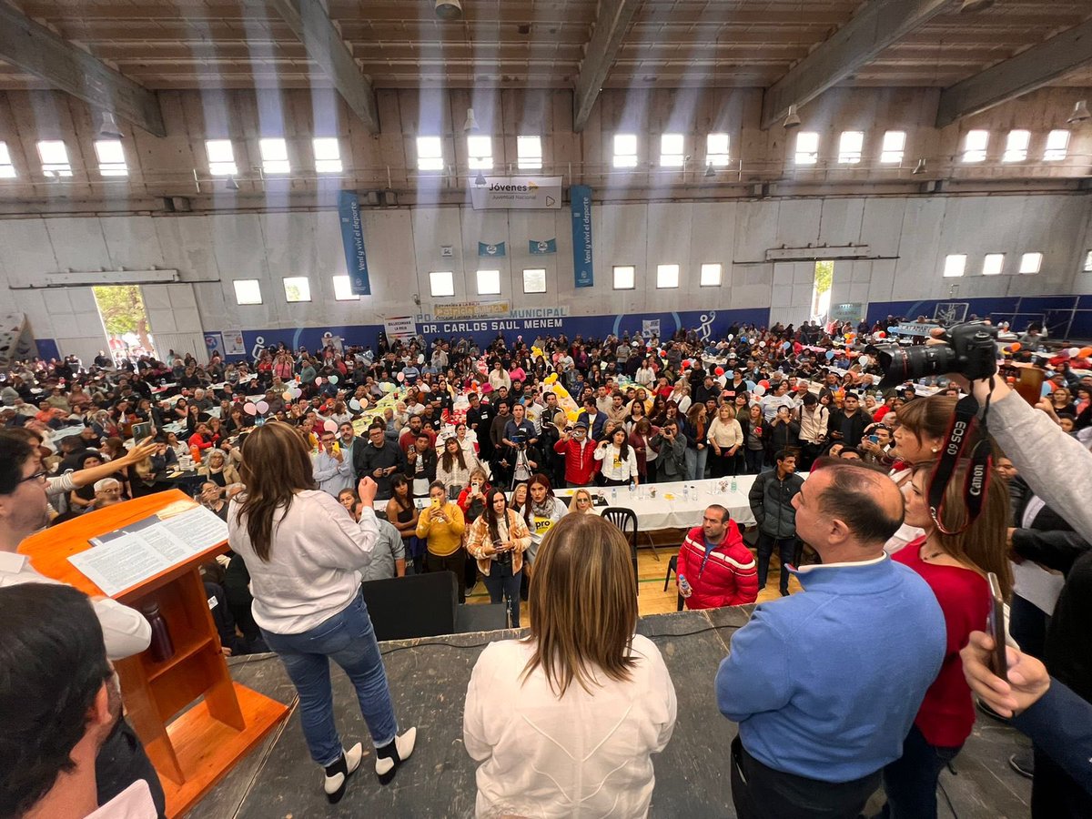 En La Rioja también La Fuerza del Cambio es imparable 💪🇦🇷 #Pato2023  <a href="/PatoBullrich/">Patricia Bullrich</a>