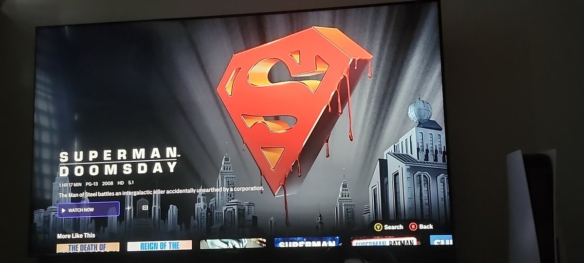 #NowWatching #DCUniverse animated original movie #SupermanDoomsday based on the comic #TheDeathOfSuperman (1992-1993) by #DanJurgens, #LouiseSimonson and #RogerStern.