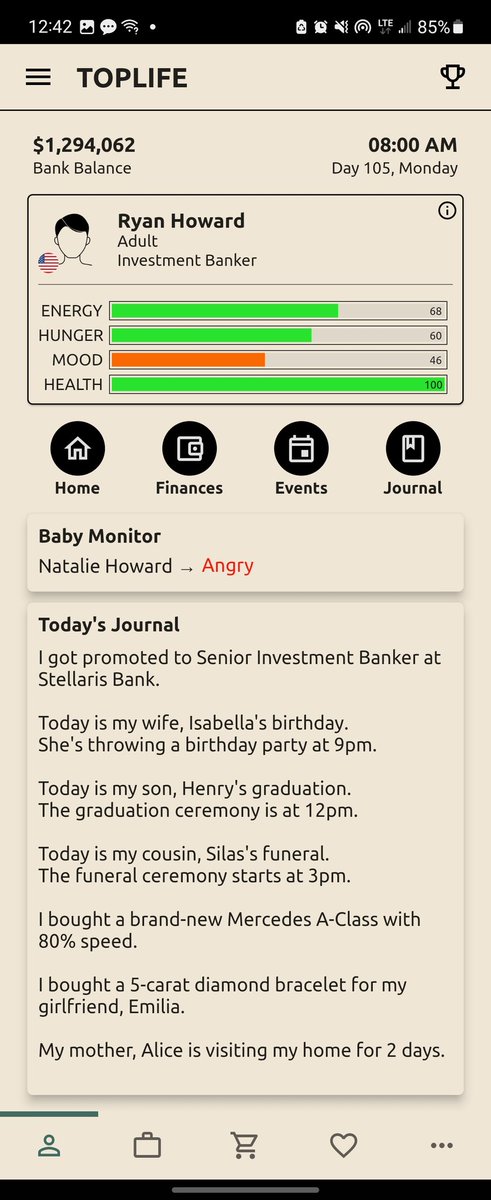 TopLife Simulator tweet media