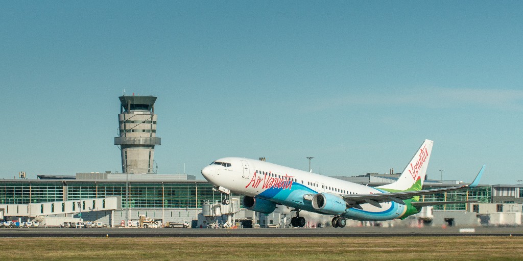 Air Vanuatu is stopping by tonight for #tailtuesday! 🛬💙 Currently scheduled to land here at 9.30pm and depart an hour later.