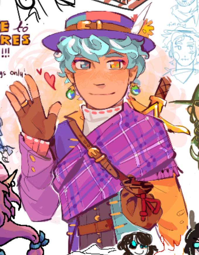Smajor1995's tweet photo. Telling my stream chat that I didn't canonically have long hair on Empires S2 sent them into a spiral I didn't know would happen... (For context, the canon accurate hair is short/messy like this art by @_emdi) https://t.co/H19sLRzBIP