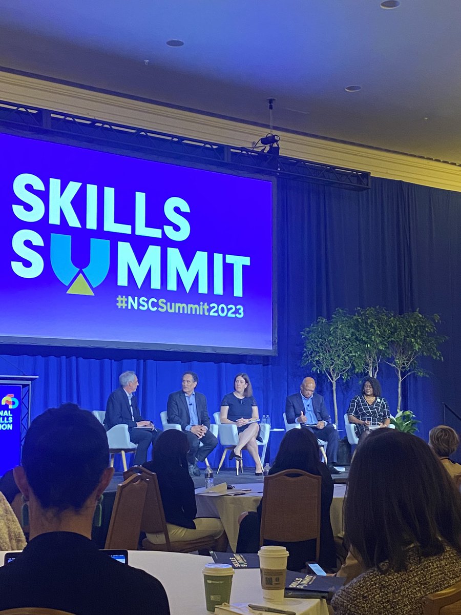 .@RepAndyLevin encourages skills  advocates to come with stories about workers from their communities and data around equitable access for job training programs when meeting with Congressional offices during #NSCSummit2023 

Govt Affairs team will prep you more tomorrow at 3:45!