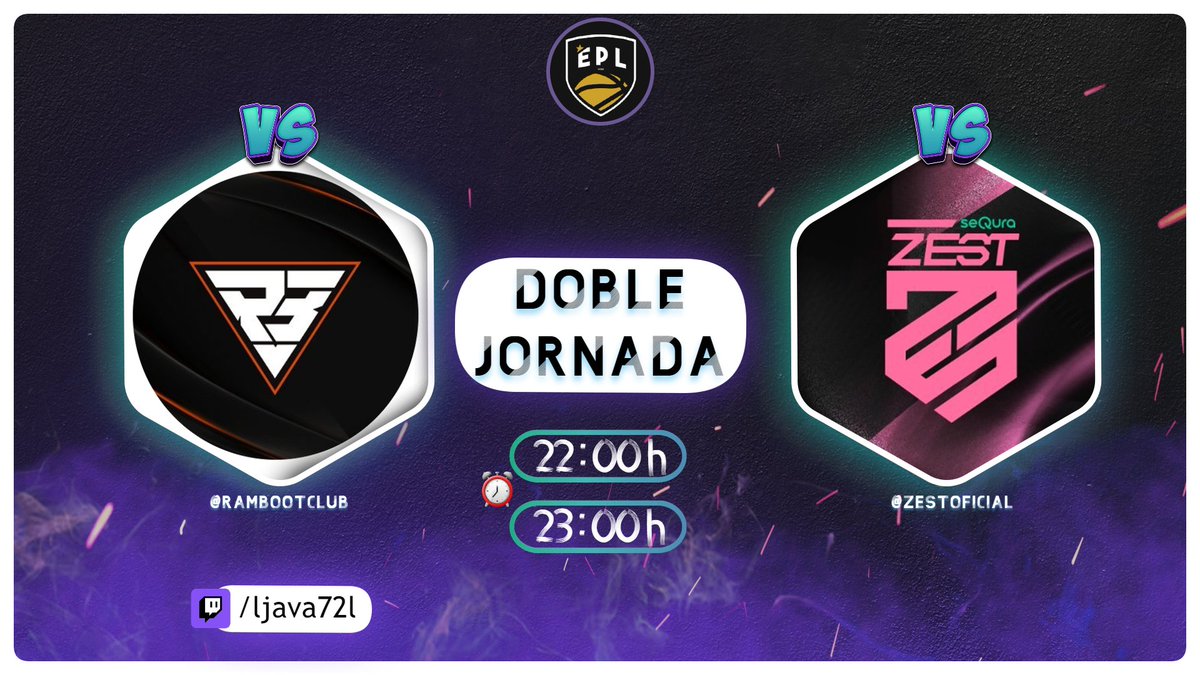 Team AlwaysHungry (@alwayshungrygg) on Twitter photo #NBA2K23 | Game Day🏀
¡Esta noche tenemos Doble Jornada!
Jornada 100% Española 🇪🇸 en la <a href="/EPLorg/">European Pro-Am League</a> 🏆
Tenemos historial con estos dos equipazos 👀
⏰22:00
🆚<a href="/RambootClub/">Ramboot Club</a>
⏰23:00
🆚<a href="/ZESToficial/">ZEST</a>
👇🏾 👇🏾
📺Twitch.tv/ljava72l
#WeAreHungry #NBA2K23 | Game Day🏀
¡Esta noche tenemos Doble Jornada!
Jornada 100% Española 🇪🇸 en la <a href="/EPLorg/">European Pro-Am League</a> 🏆
Tenemos historial con estos dos equipazos 👀
⏰22:00
🆚<a href="/RambootClub/">Ramboot Club</a>
⏰23:00
🆚<a href="/ZESToficial/">ZEST</a>
👇🏾 👇🏾
📺Twitch.tv/ljava72l
#WeAreHungry