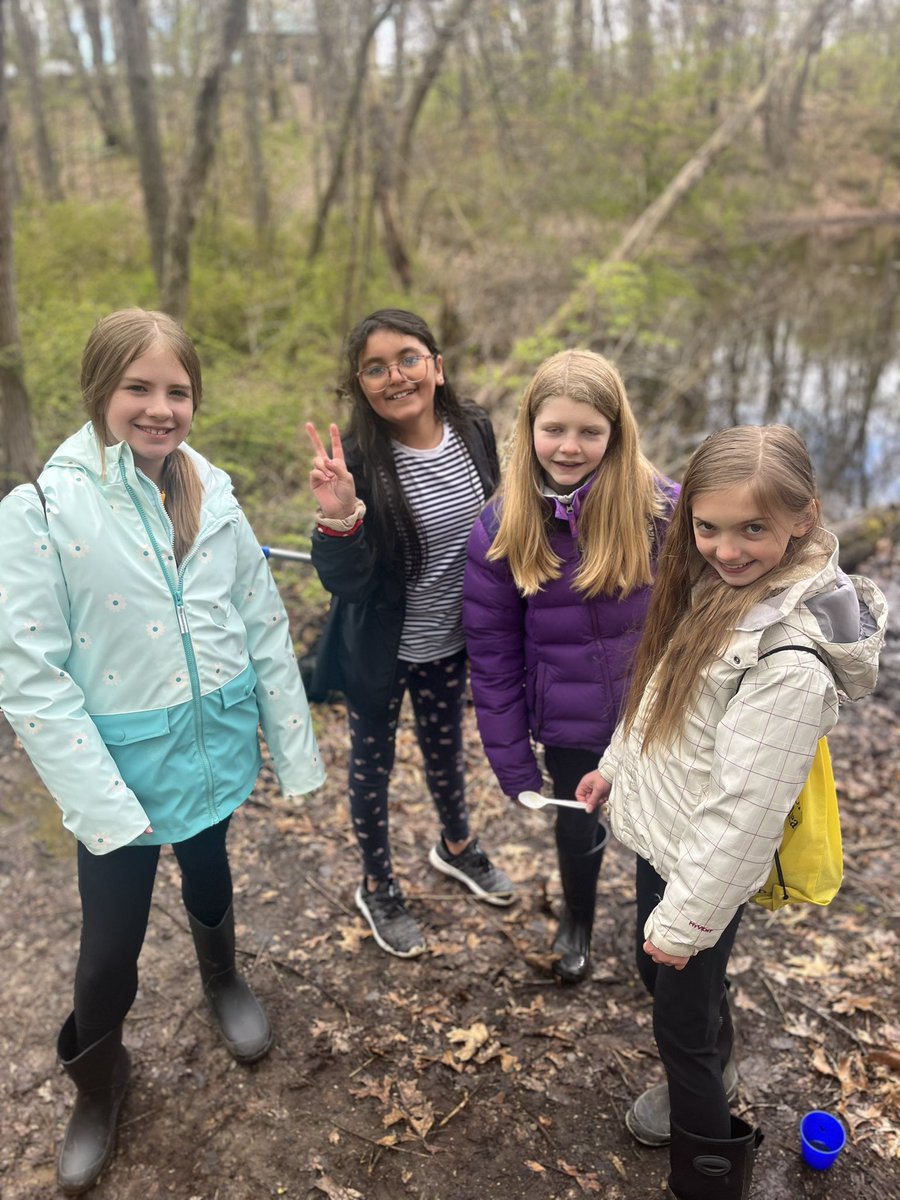 Exploring the pond ecosystem at camp. We are loving 5th grade camp. #SASCompass #HeritageLearn #HowellNatureCenter
