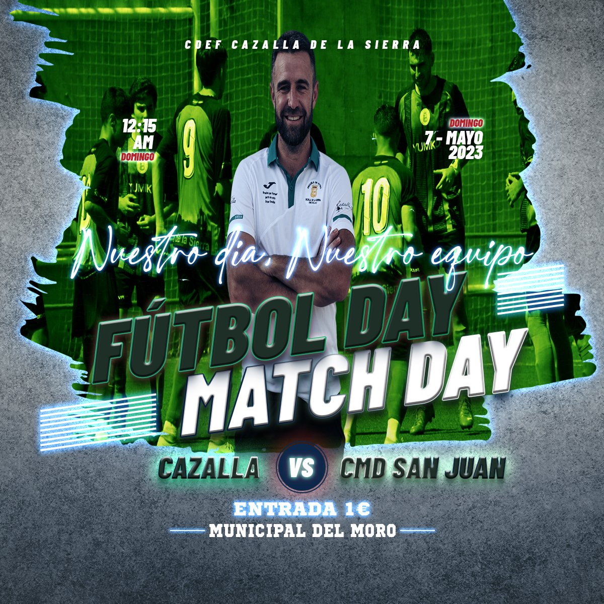 LLEGÓ EL DIA...
Día de cazalla
Día de Permanencia
Día de animar!!!!!
VAMOOOOOOOOOOOOOOOOOOOOOOS!!!!!