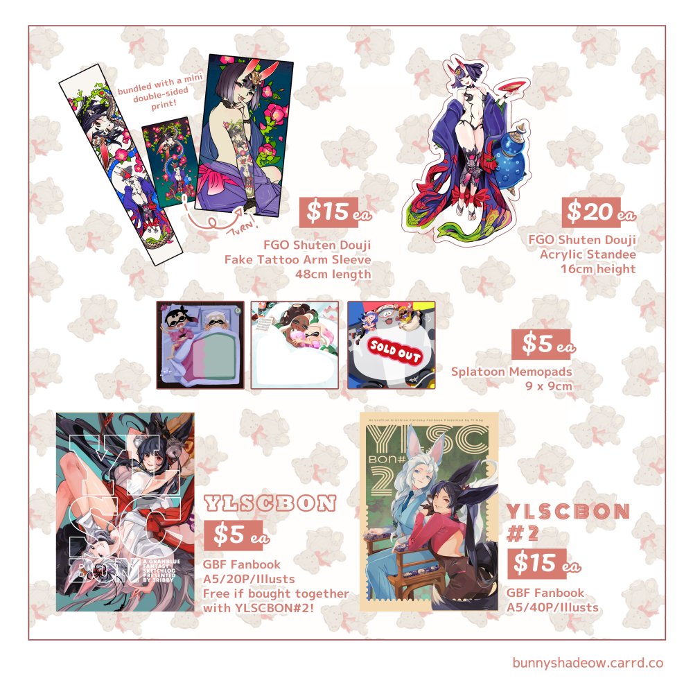[rt = ❤️] Catalogue for my part this weekend 6/7th May🏃💨 My stuff is either brand new, reprinted, low on stock or  sold out all at once loll #Doujima2023 #Doujima23Catalogue