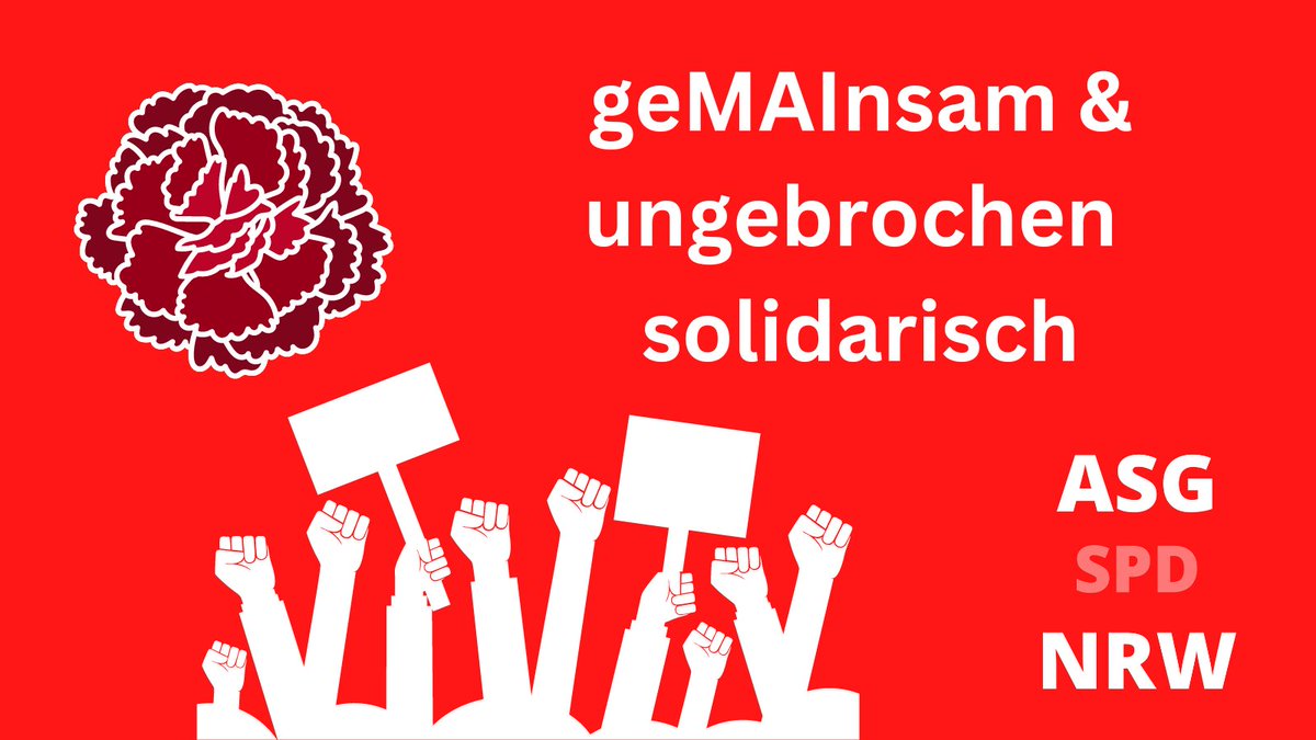 #UngebrochenSolidarisch mit allen Beschäftigten und ihren Forderungen für gute Arbeitsbedingungen &amp; faire Löhne, am #TagderArbeit &amp; jeden Tag.