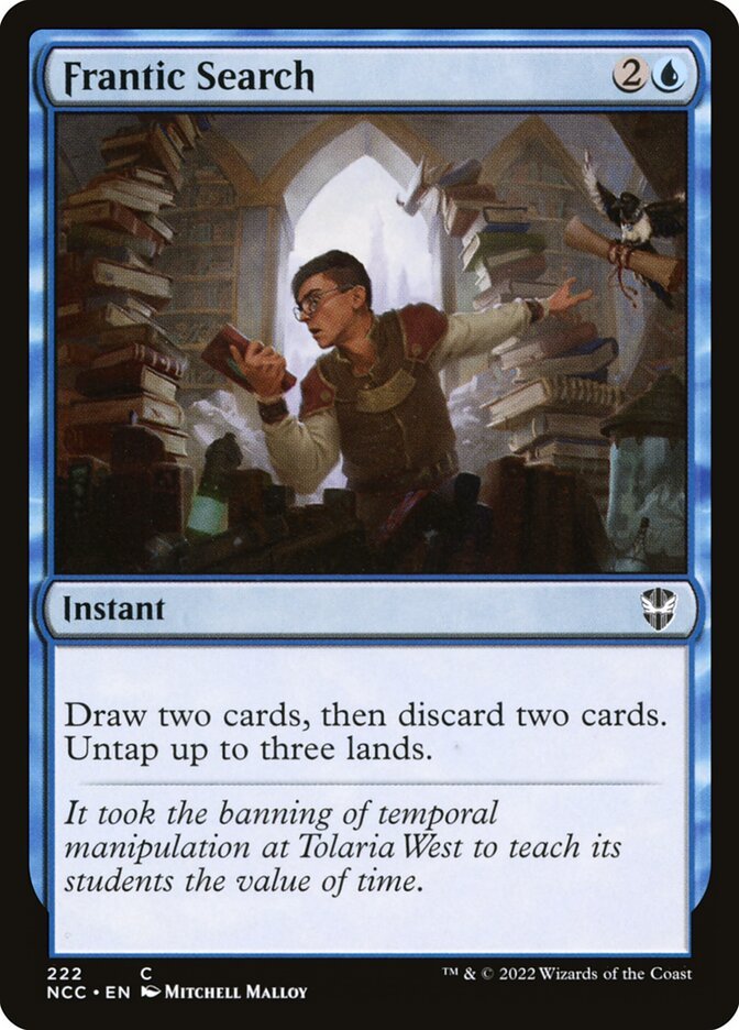 A reminder to Commander players thatunless you're using your graveyard a  lot or drawing additional cards from themspells like these are card  disadvantage. You draw 2 and discard 2, but use a