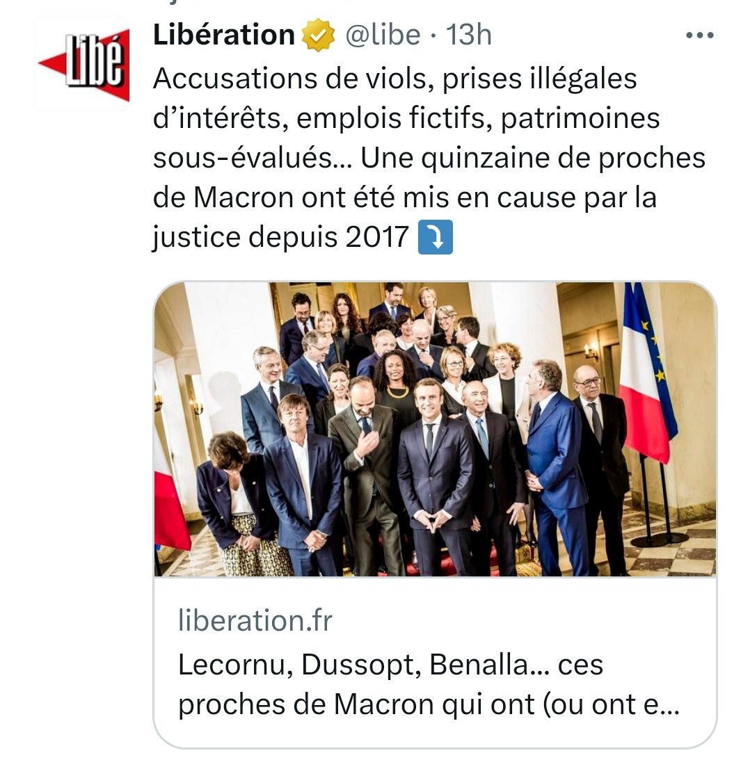 DuvalMarion6's tweet photo. @CSitzenstuhl Encore combien de temps devenons nous supporter la dérive d'un gouvernement de corrompus qui volent la république et brise la vie des français !!
#AlstomGate #KholerGate #DupontMorettiGate #Abad #Hulot #Bayrou #RotschildGate #Uberfiles #Schiappagate #DussoptGate https://t.co/yL2ZFA2bw6