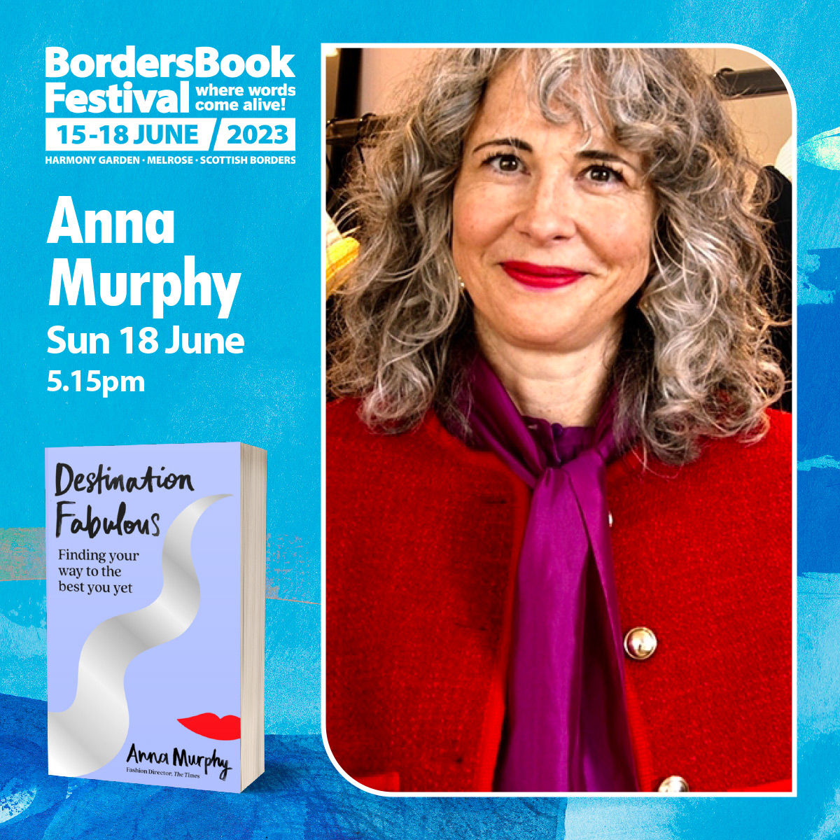 BordersBookFest's tweet photo. In her new book, the Fashion Director of The Times gives us a wise,  inspiring, and invigorating guide to making the most of life as a  grown-up woman. 'Destination Fabulous' will help you celebrate the wisdom and inner beauty that comes with age.
TICKETS: https://t.co/SPsSpFAy6z https://t.co/hywa7JlHaL
