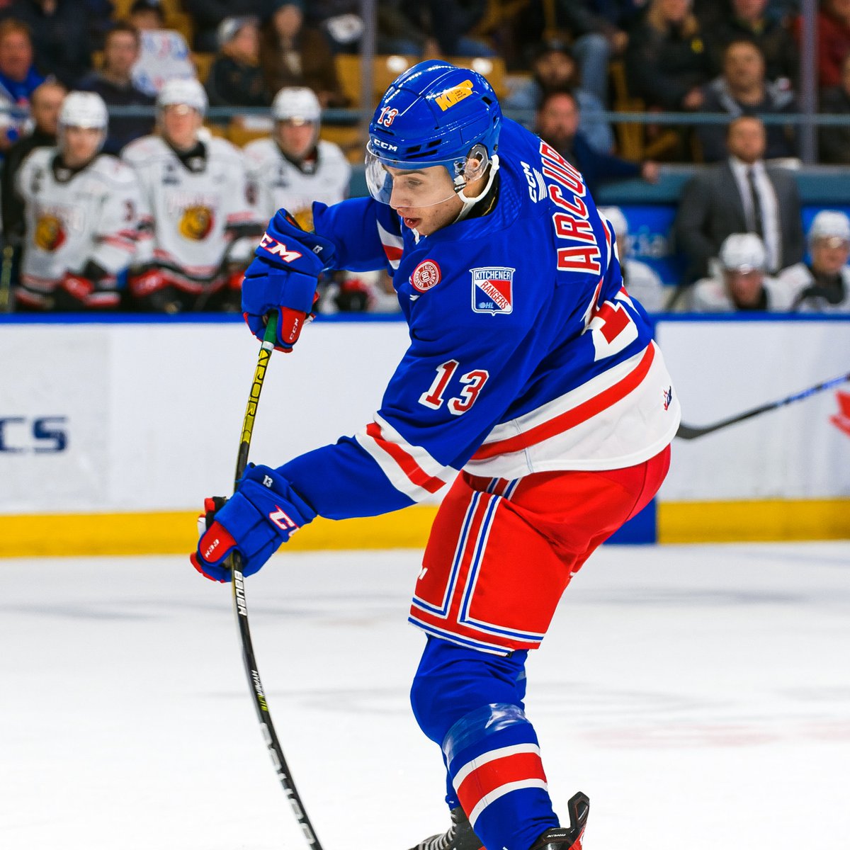 OHLRangers's tweet photo. #OHLRangers forward Francesco Arcuri (@FArcuri13) has been reassigned by the #NHL’s Dallas Stars (#TexasHockey) to their AHL affiliate @TexasStars.

Arcuri recorded the 10th-most points in the #OHL this past season with 91 points (48G, 43A).

📰| https://t.co/HR51Gv7jzD https://t.co/N56BkJR6dO