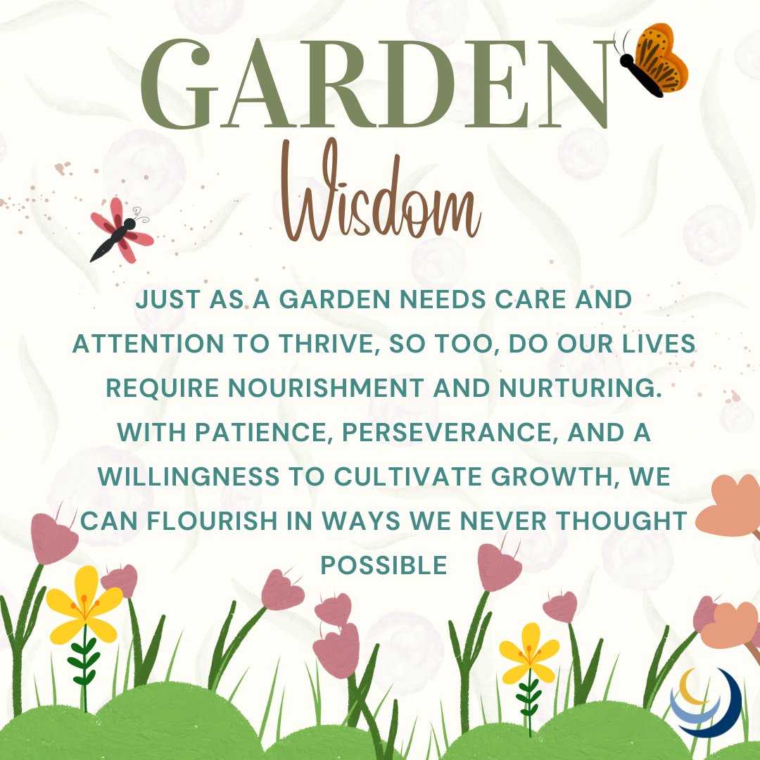 Dear fellow gardeners, it is almost that time! Here is a little garden wisdom to start off the summer. Happy gardening! 🌷🌸

#publisher #flowerslovers #inspirationalposts #bestsellingbooks #spirituality