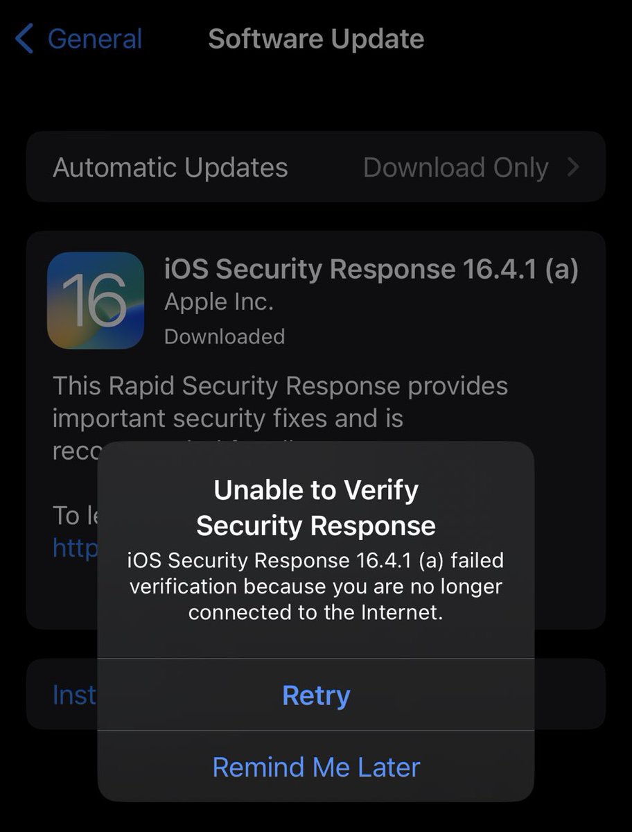 telefontreff's tweet image. Weltweit Probleme mit #iOS1641a und #iPadOS1641a