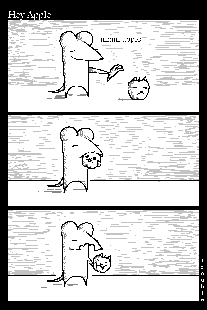ratcomics's tweet photo. Rat Comic #78 - Hey Apple #rat #ratcomics #ratcomic #comics #art https://t.co/pxWZ2Ub3I7