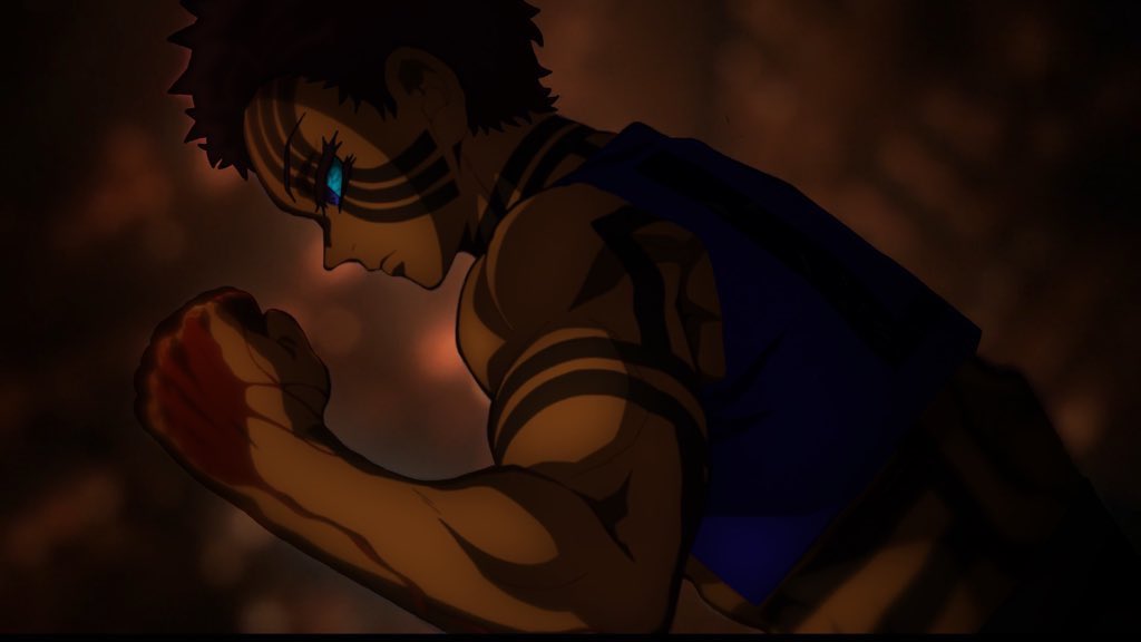 SNOWDXMON's tweet photo. ⠀ ⠀ 
⠀ ⠀ blood trickling down the forearm of the upper moon , blue optics locked in on the curse . unamused expression took his face as his arm was held up . hearing small drops of the blood drip onto the ground .. ⠀ ⠀ 
⠀ ⠀ https://t.co/84RSxpq4hw