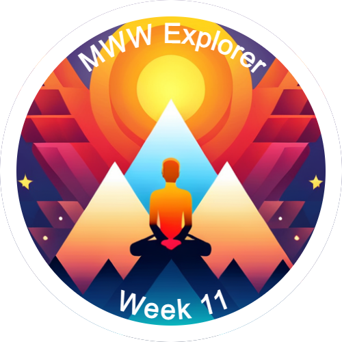 Week 11 Explorer Badge may be my favorite yet

Stay Grounded
Stay Grateful

See you tonight 🙏
#NFT #NFTGiveaway #Gratitude