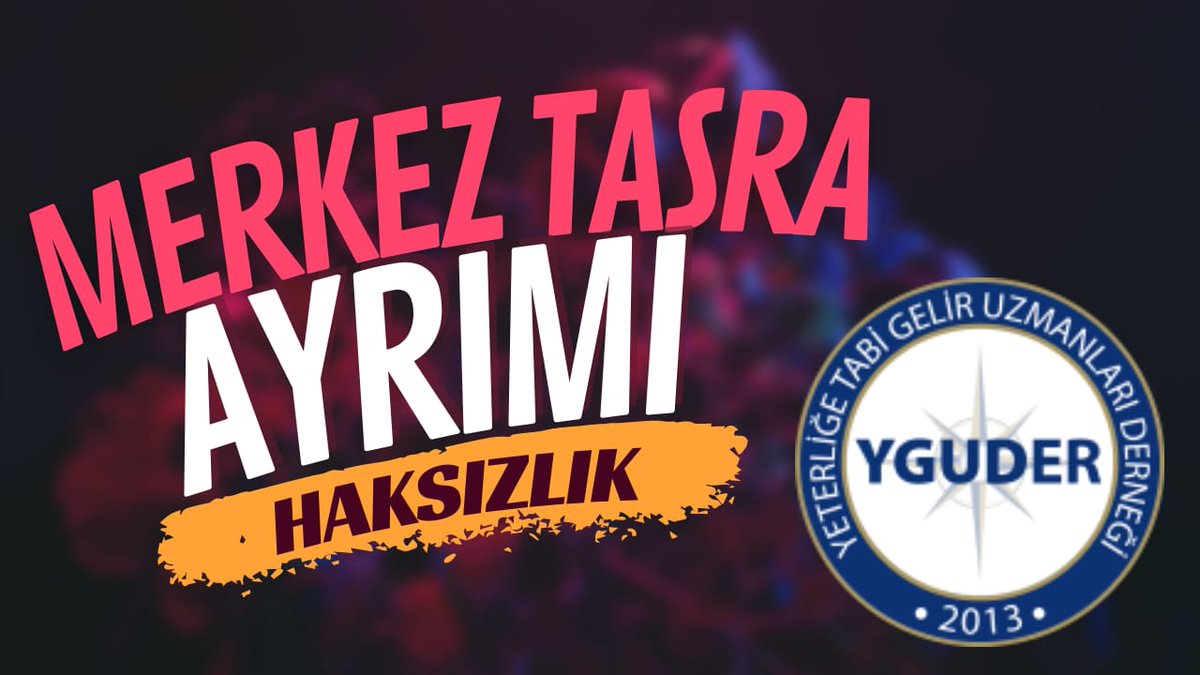 #YeterliğeTabiGelirUzmanı TBMM 30.000 dilekçe ile merkez-tasra ayrımının kalkmasını arz ettik. Gazeteci olarak lütfen bizlere ses olun. Size soruyoruz. Sn <a href="/zafersahin06/">Zafer Şahin</a> Sn <a href="/AhmetHakanC/">Ahmet Hakan Hürriyet / Tarafsız Bölge TV</a> Uzmanın merkezi-tasrasi olur mu?
#TarafsızBölge