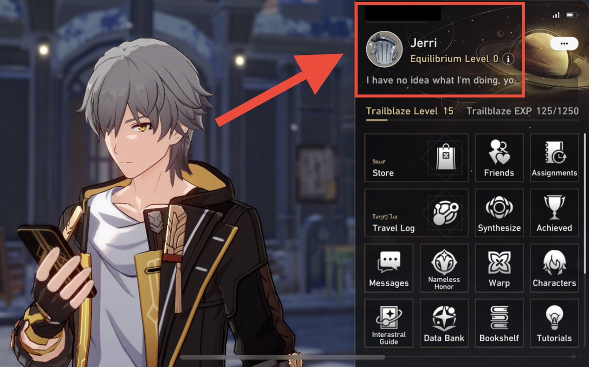 jerriisspeaking's tweet photo. Aahhhh yes, I love that I can represent myself accurately as the trash I am #HonkaiStarRail https://t.co/ZRYPG0rOP0