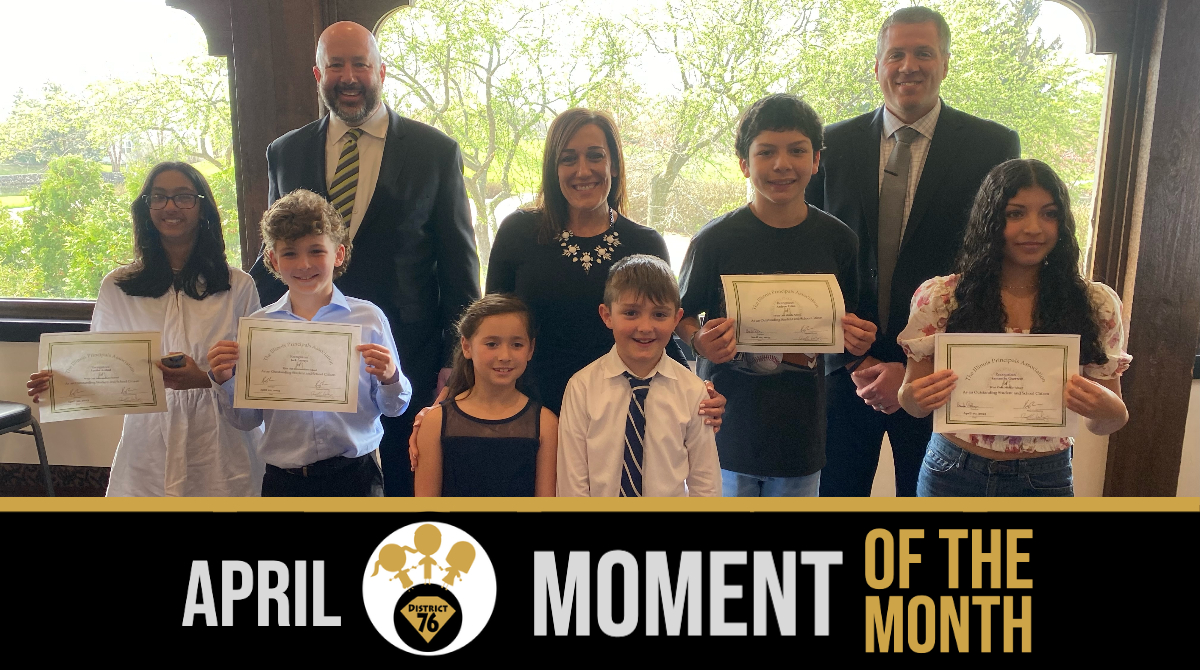 District 76 had the privilege of honoring students for their leadership, their commitment to learning, and their sparkle at the annual Illinois Principals Association Student Recognition Breakfast. bit.ly/42aB4t9 #D76Diamonds #SparkleOn