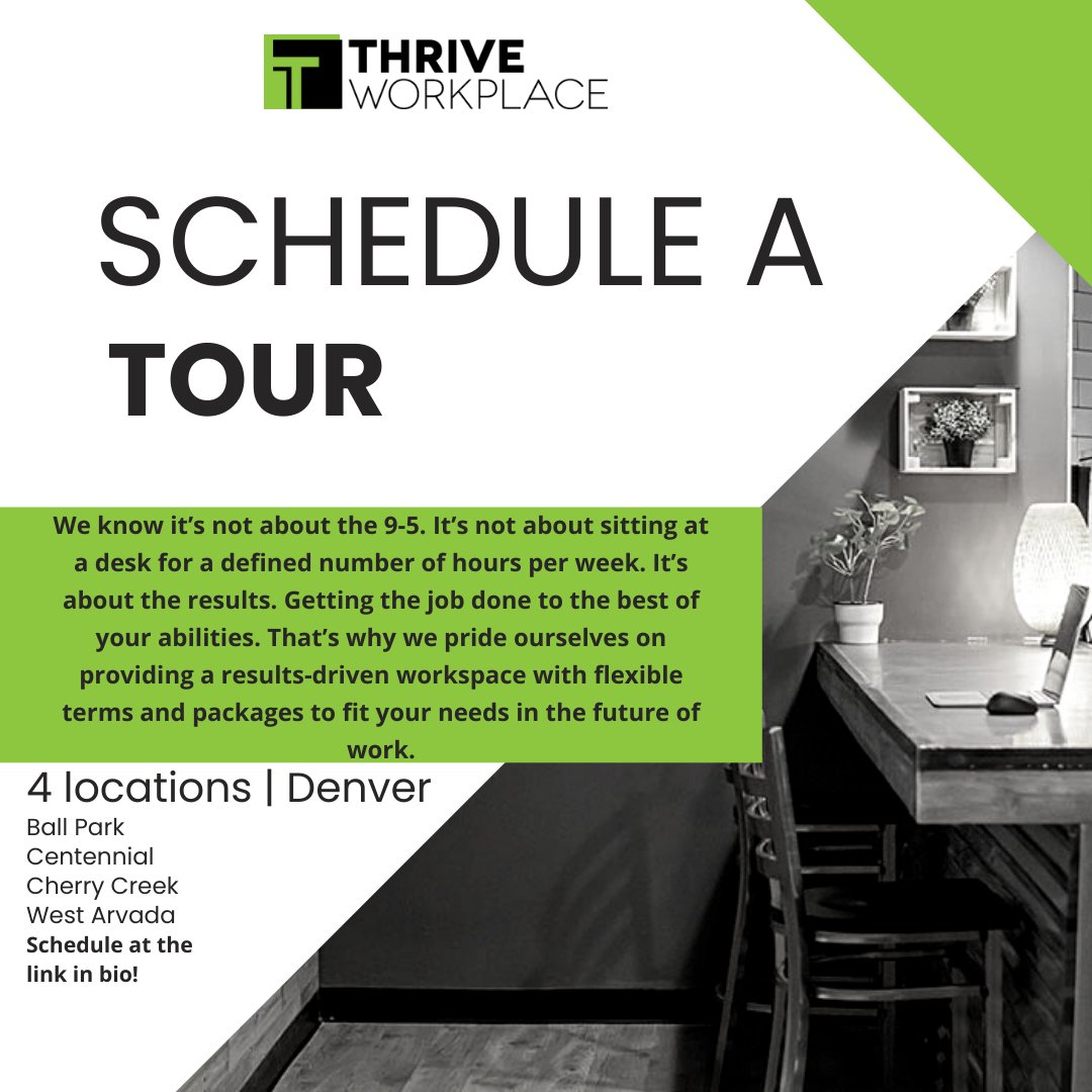 Want to join Thrive? 

Schedule a tour at any of our 4 location today! 

Visit the link in our bio to find a calendar for each location and schedule a time that works for you!