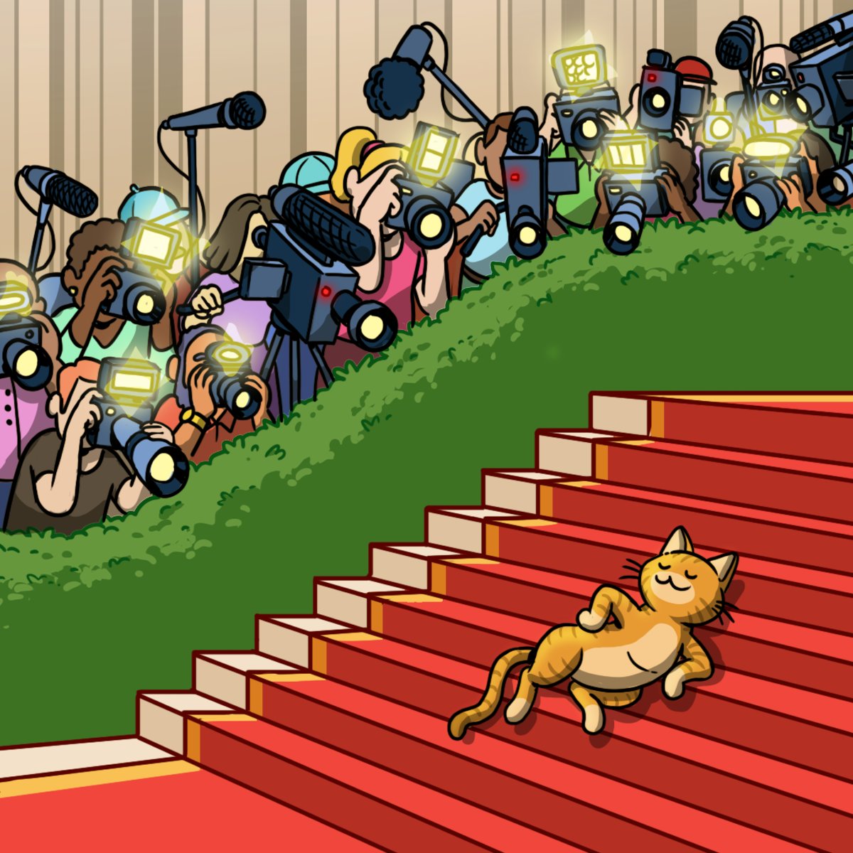 Turning the steps into a catwalk at our #MetGala debut ✨