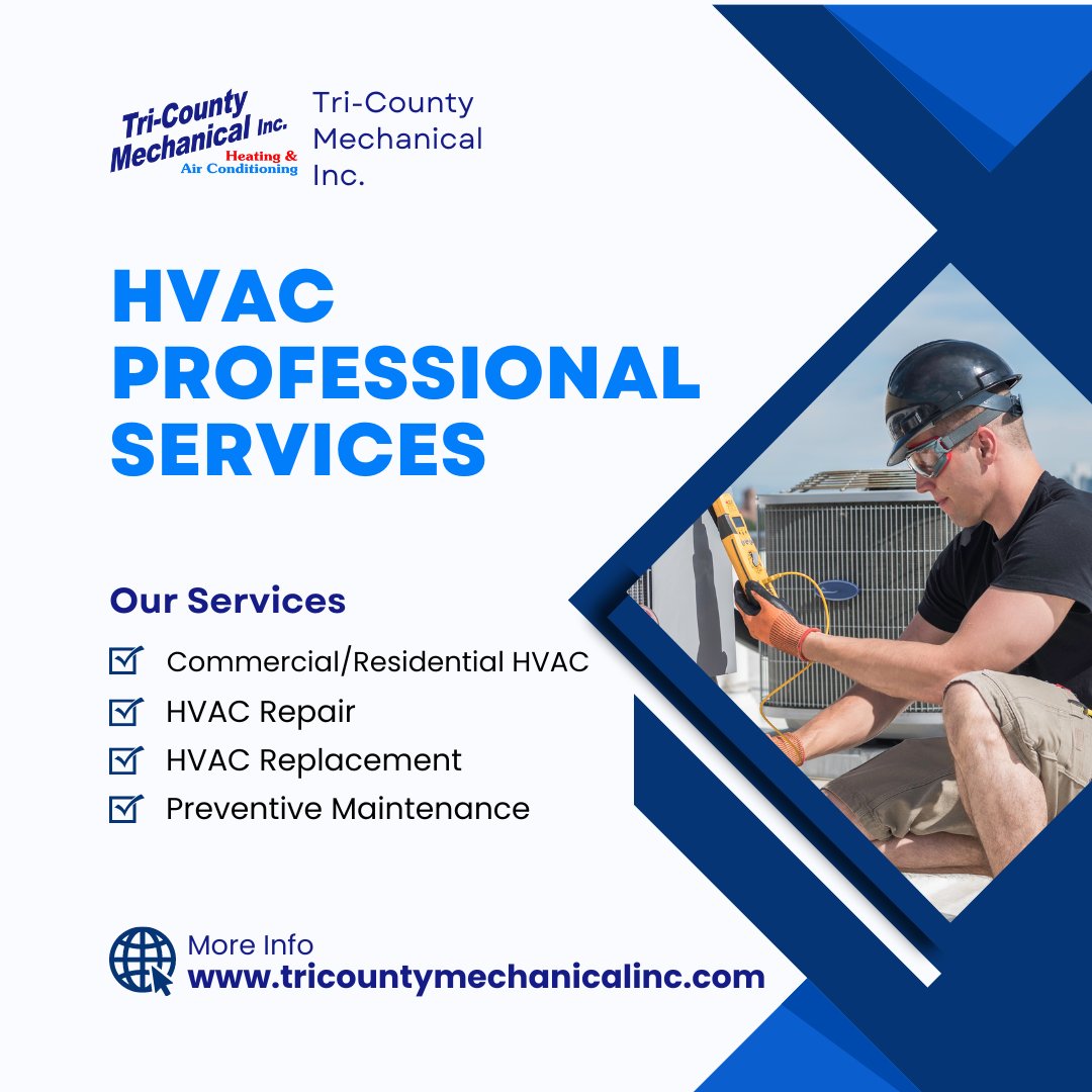 Your TRUSTED HVAC  Company in South Carolina! #tricountymechanicalinc #bestHVACcompanyinSC #hvacexperts #hvacservices #myrtlebeachHVAc #northmyrtlebeachHVAC #southcarolinaHVACexperts 
☎️ Office: 843-773-2442
🌐 tricountymechanicalinc.com