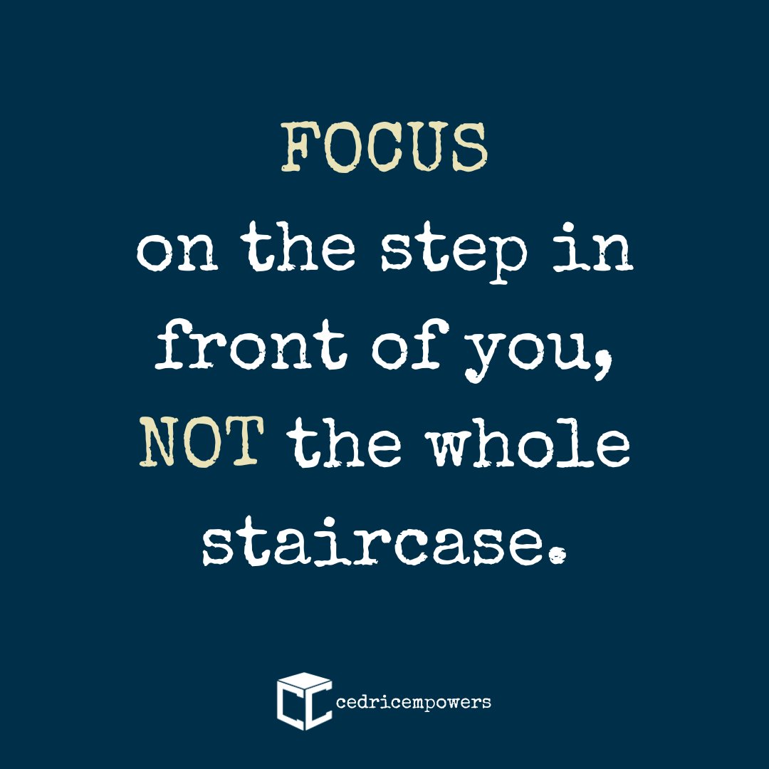 Take it one step at a time! There's no need to rush, the journey is the sweetest part of the experience after all. #StepByStep #Focus #Journey #Experience