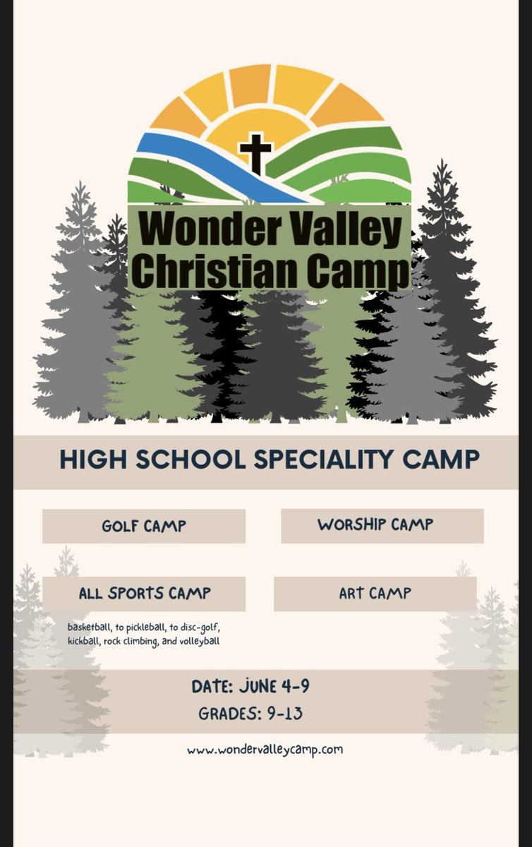 I’m working at Wonder Valley’s highschool specialty camp this summer!! Go to their website or contact me with questions if you’d like to sign up!