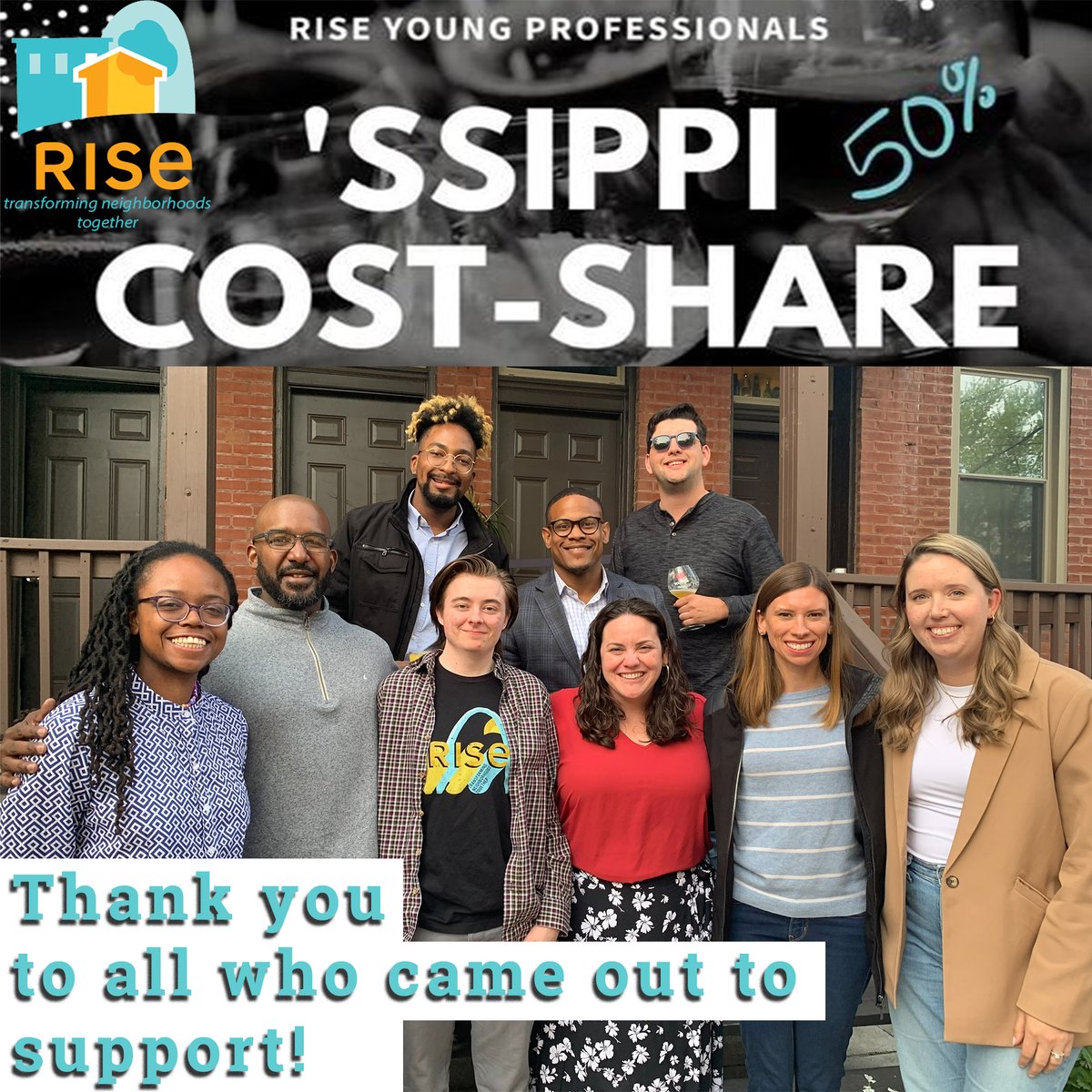 Thank you to everyone who came out last Wednesday to chat and support Rise and the Rise YP Board at 'Ssippi 
<a href="/cherokeestreet/">Cherokee Street</a>! The weather and drinks were delightful for the occasion. 
#stlmo #nonprofit #localbusiness