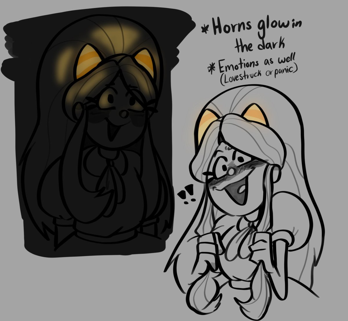 Sinamaxys's tweet image. I have some headcanons for Julie that I think they're neat.

#WelcomeHome #juliejoyful #welcomehomejulie