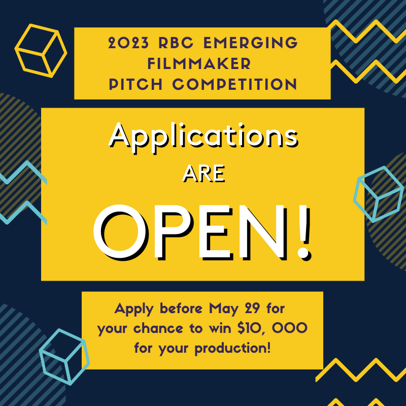 We are now accepting applications for the 2023 RBC $10,000 Emerging Filmmaker Pitch Competition. So, dust off that short film idea and submit it for a chance to win $10,000 courtesy of <a href="/RBC/">RBC</a>.

form.jotform.com/23059540624225…