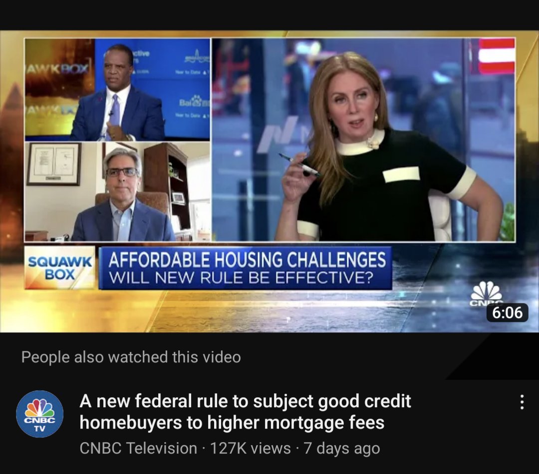 Credit scores are being thrown out and a social credit system is being implemented in banks.

If you have high credit scores you will have more fees to pay to purchase a home. If you are of a special group you get to pay less.

#BankingCrisis #SocialCreditSystem  #homeownership
