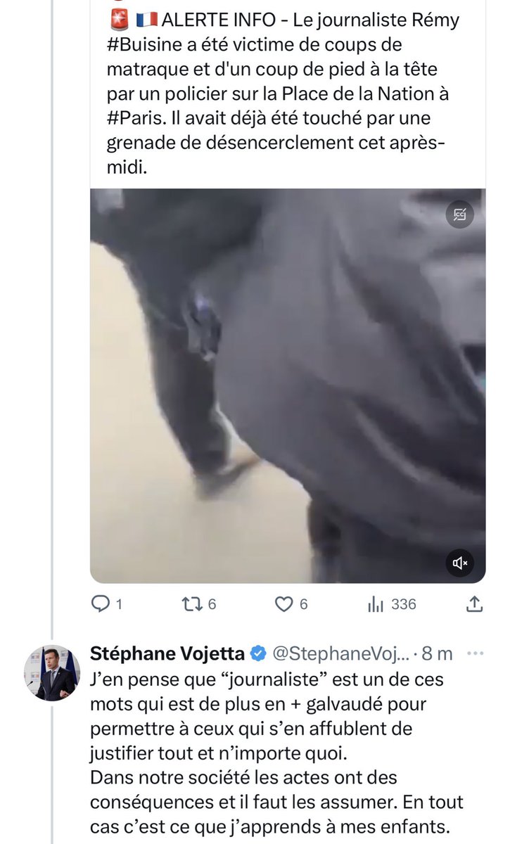 RemyBuisine's tweet photo. Vos propos sont inacceptables et diffamatoires monsieur @StephaneVojetta. https://t.co/fBNwwDr8a2