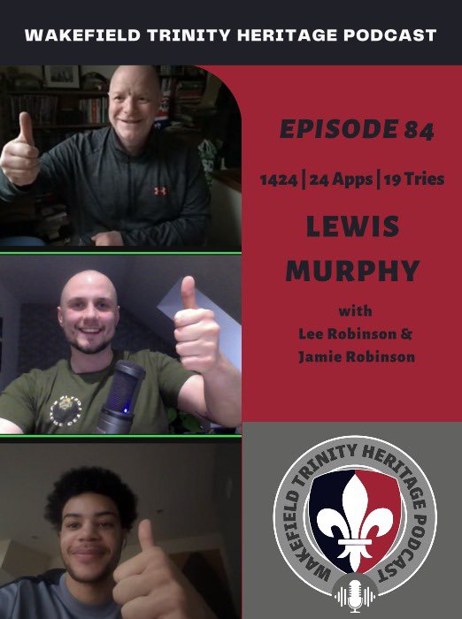 Episode 84 🎙️ 
Lewis Murphy Interview 🏉 

Lee &amp; Jamie sit down with another superstar off the Trinity production line, Sydney Roosters bound - <a href="/Murphylewis02/">lewis murphy</a>!

open.spotify.com/episode/1EL33U…

podcasts.apple.com/gb/podcast/wak…