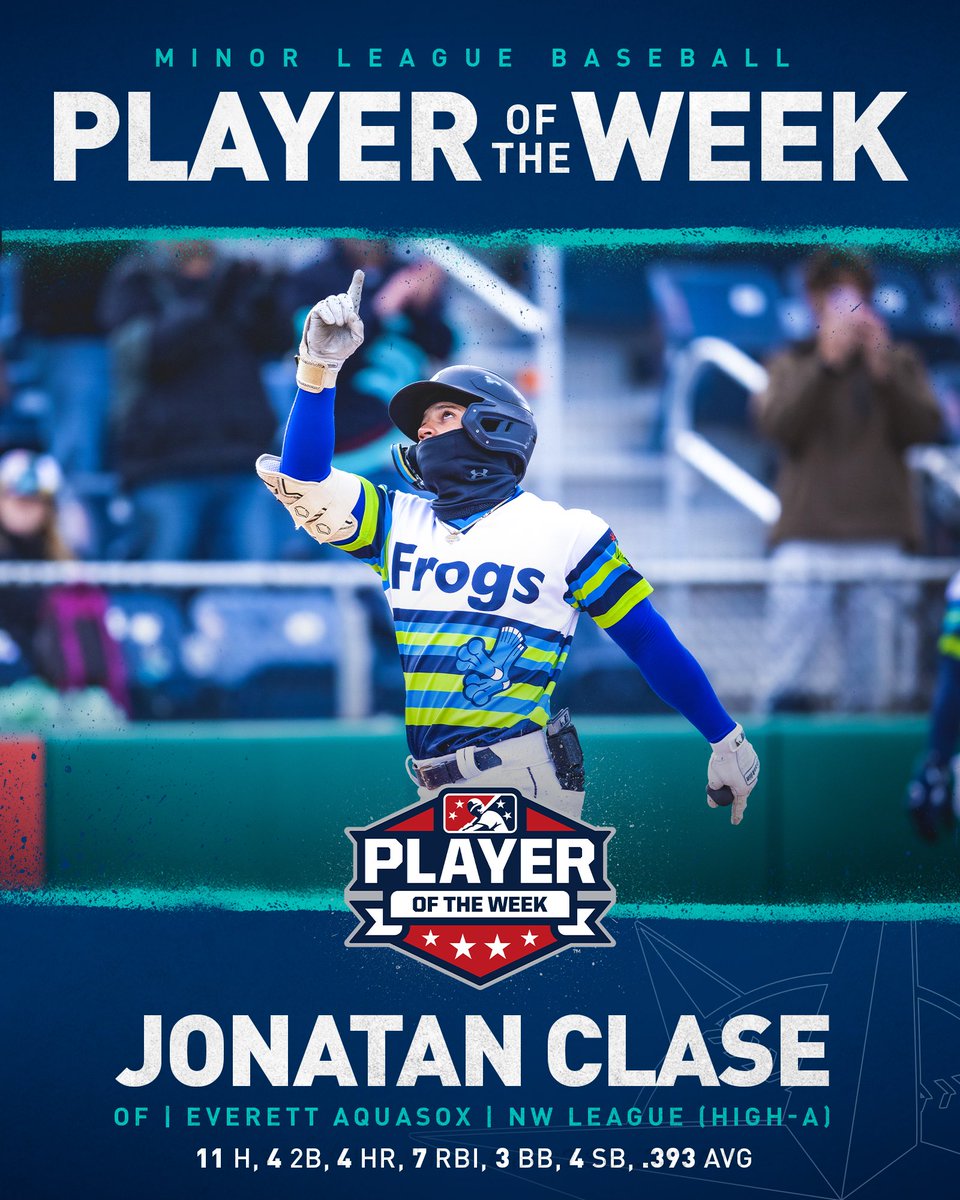 MsPlayerDev's tweet image. .@ClaseJonatan went off again! 

That’s back-to-back Northwest League Player of the Week awards for Jonatan 🙌 #SeaUsRise