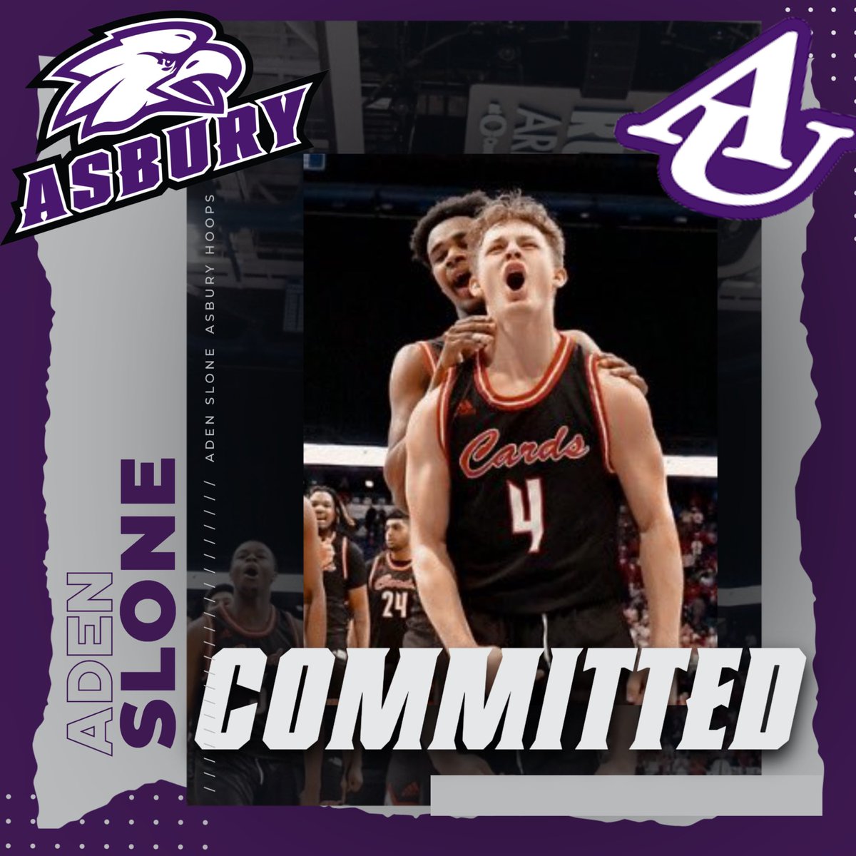 staying home 💜 @authrill24 <a href="/CoachRussAU/">Russ Abner</a> <a href="/AsburyHoops/">Asbury Men’s Basketball</a>