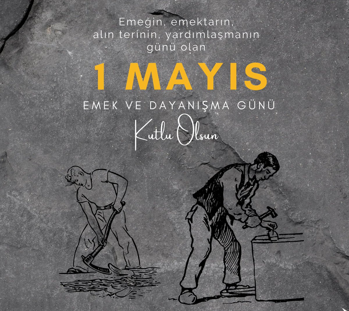 Atakurgida's tweet photo. Emekleri ve alın teriyle ülkemizin kalkınmasına destek veren tüm emekçi kardeşlerimizin #1Mayıs Emek ve Dayanışma Günü'nü kutluyoruz. https://t.co/0YJkm0dTW0