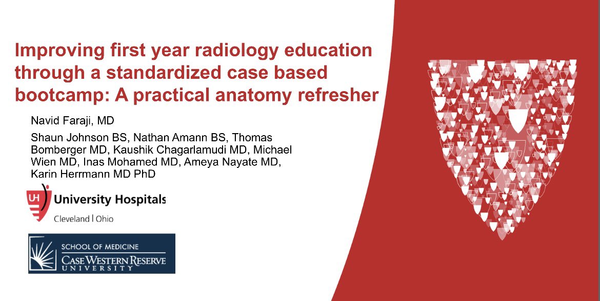 Thrilled to have our work on radiology resident education presented last week at #AUR23 ! #futureradres