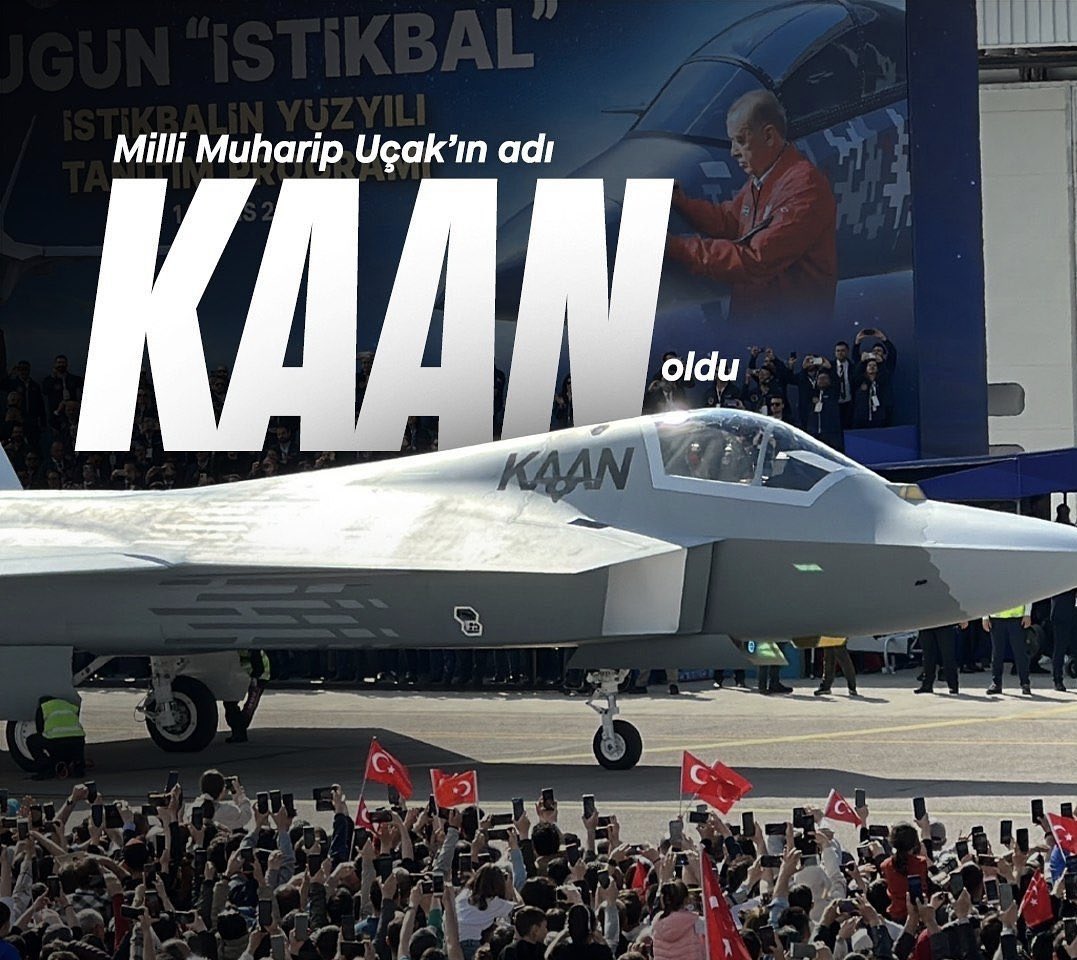 Türkiye Yüzyılı  #İstikbalinYüzyılı da olacak...

Gökyüzünün yeni fatihi Milli Muharip Uçağımız #𝐊𝐀𝐀𝐍 ülkemize hayırlı olsun.
