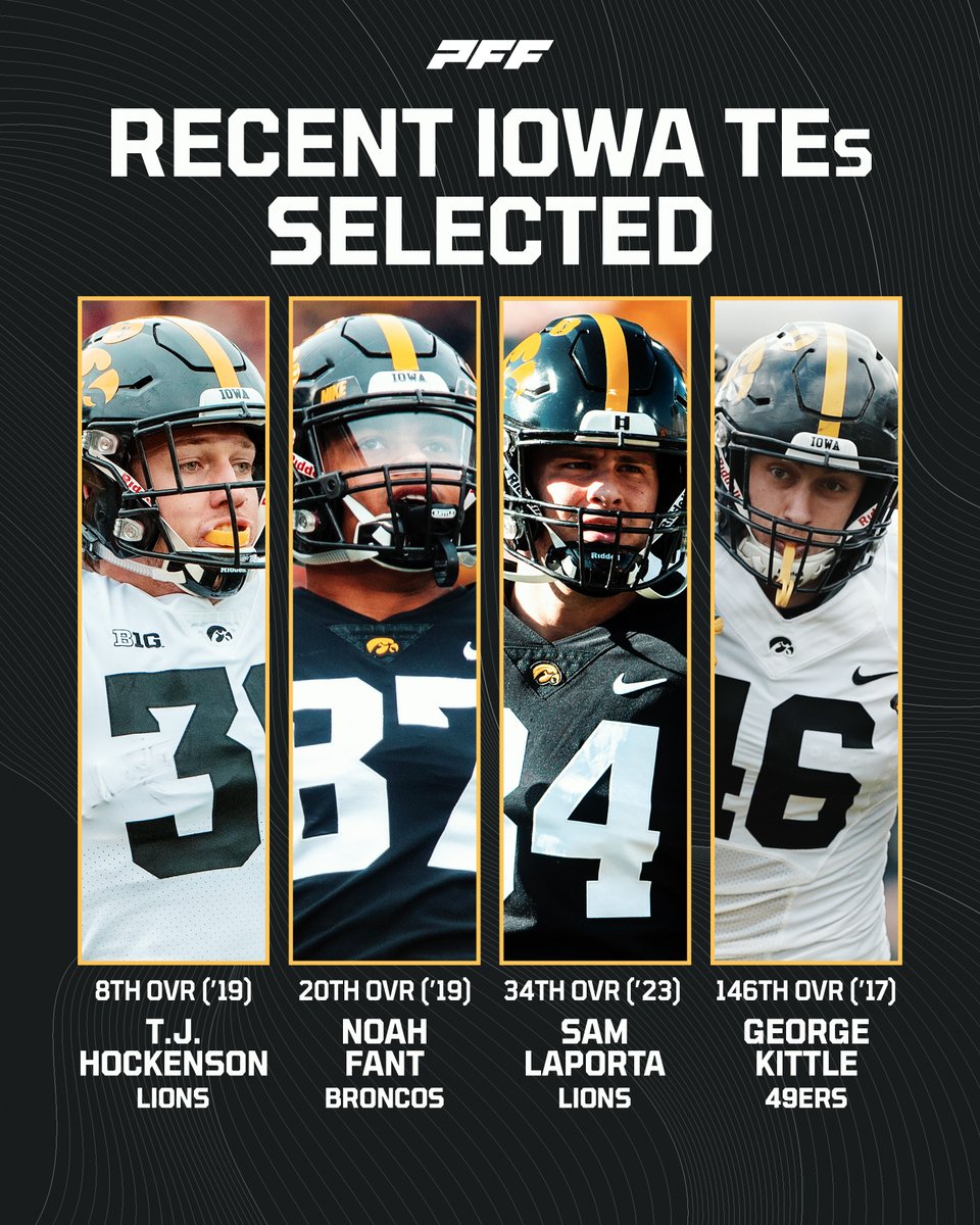 Iowa is a Tight End factory🔥 @HawkeyeFootball