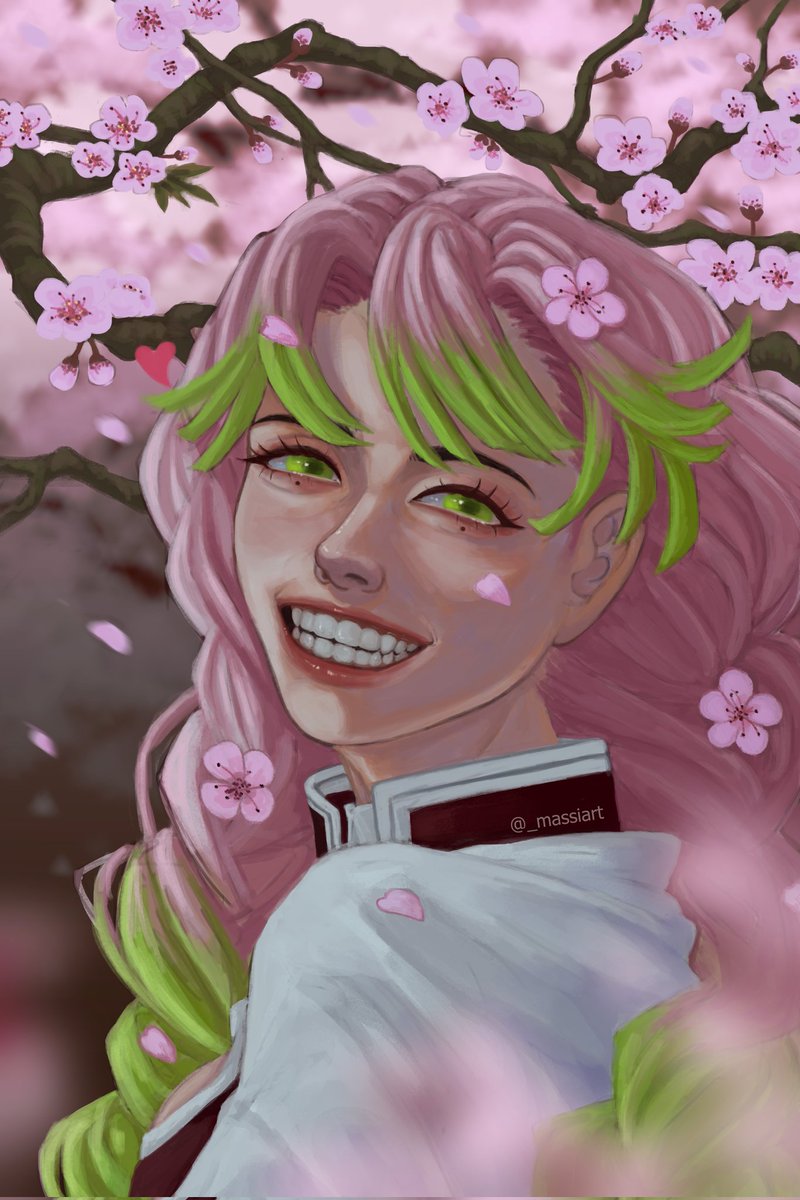 _massiart's tweet photo. smile 🌸✨️
#kanrojimitsuri #kimetsunoyaiba #DemonSlayer #digitalart https://t.co/nPqccquIZ0